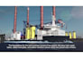 create 3d industrial animation offshore wind marine engineering turbine install
